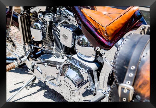 Harley Davidson Framed Print by Gary Finnigan