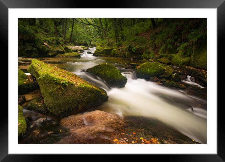 Rivers flow. Framed Mounted Print by Michael Brookes