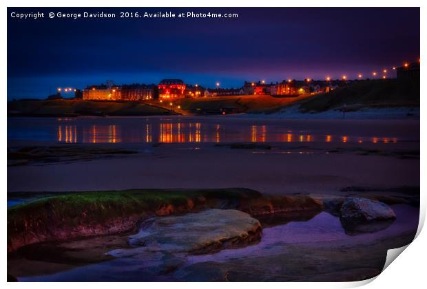 In the Shadow of the Night Print by George Davidson