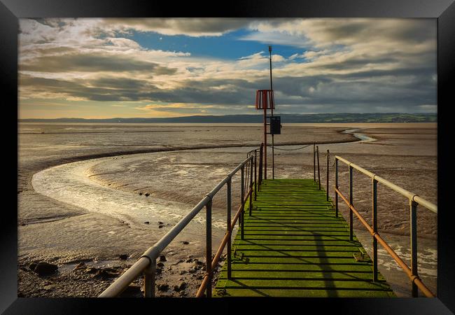 The River Dee Estuary, West Kirby Framed Print by Rob Lester