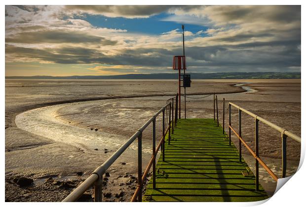 The River Dee Estuary, West Kirby Print by Rob Lester