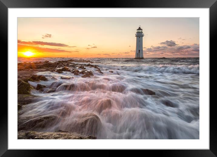 Rising Tide Framed Mounted Print by Jed Pearson