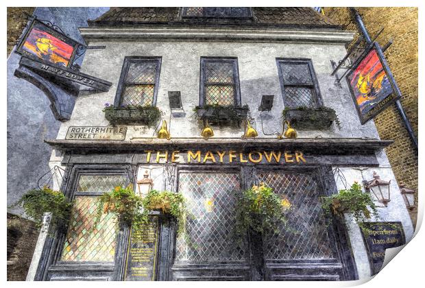 The Mayflower Pub London Art Print by David Pyatt