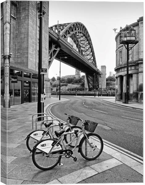 Shades of Newcastle Canvas Print by David McCulloch