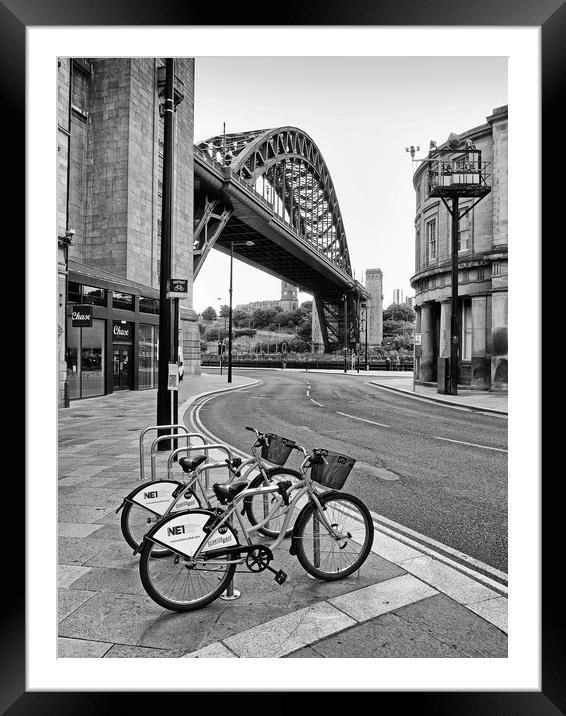 Shades of Newcastle Framed Mounted Print by David McCulloch