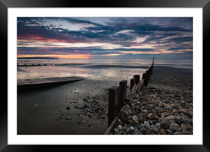 The boat ramp Framed Mounted Print by Michael Brookes