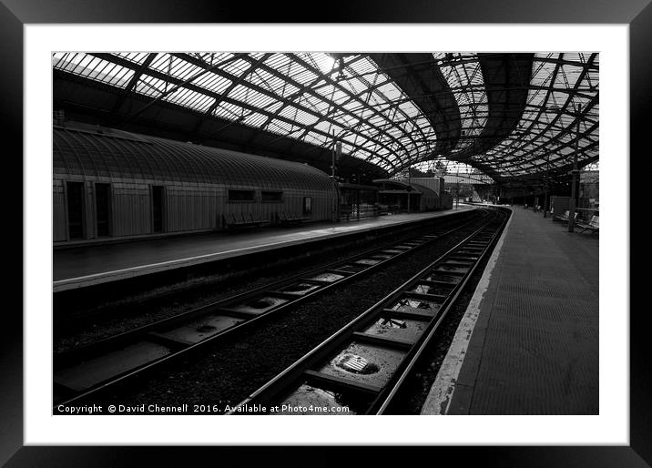 Lime Street Station Framed Mounted Print by David Chennell