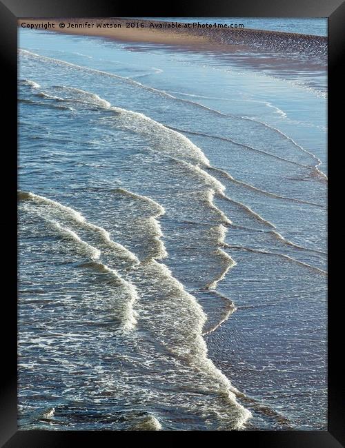 Breaking Waves Framed Print by Jennifer Henderson