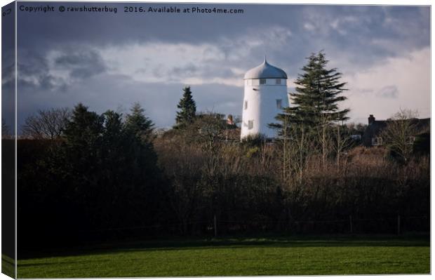 Hammerwich Windmill Canvas Print by rawshutterbug 