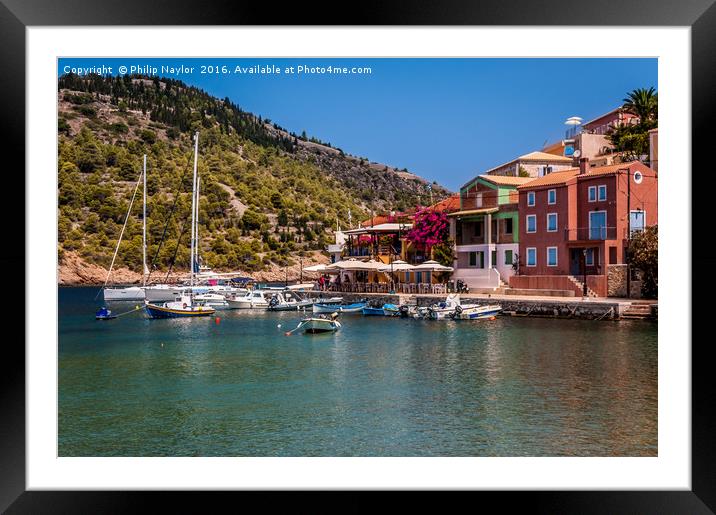 Ionian Beauty Framed Mounted Print by Naylor's Photography