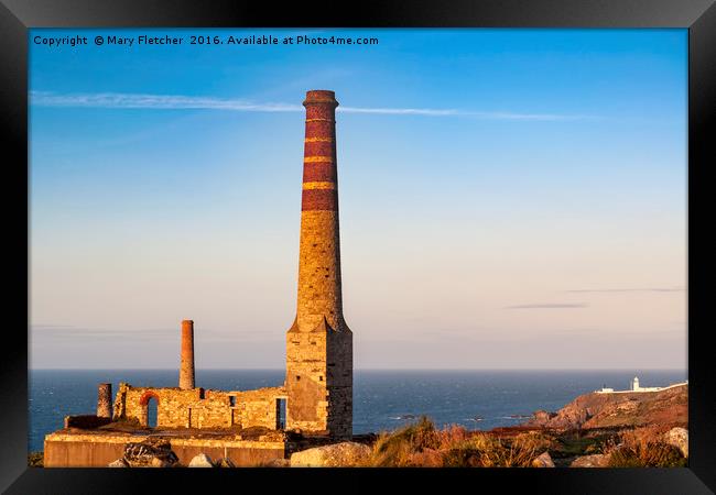 Geevor Tin Mine, Cornwall Framed Print by Mary Fletcher