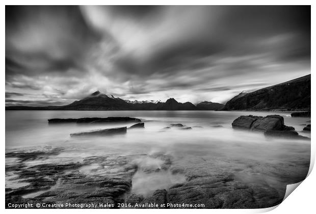 Elgol Seascape Print by Creative Photography Wales