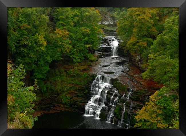           Falls of Clyde New Lanark Framed Print by Andy Smith