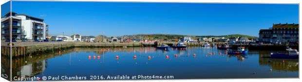 West Bay Panorama  Canvas Print by Paul Chambers