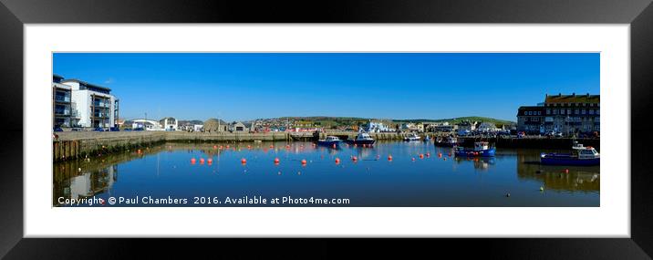 West Bay Panorama  Framed Mounted Print by Paul Chambers