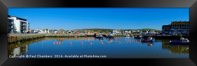 West Bay Panorama  Framed Print by Paul Chambers