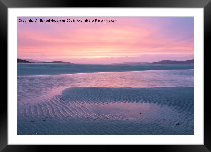 In the Pink Framed Mounted Print by Michael Houghton