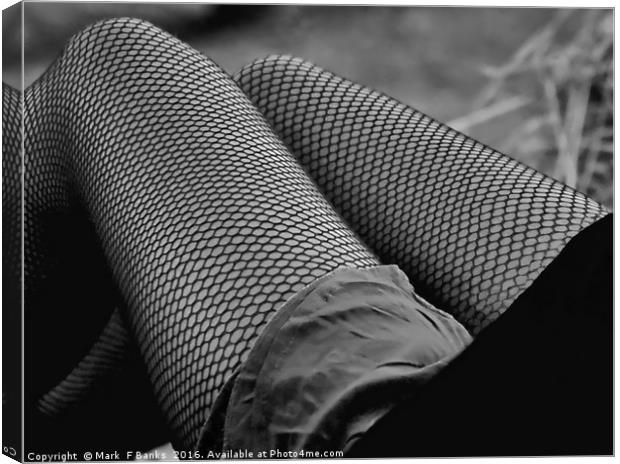Fishnets Canvas Print by Mark  F Banks