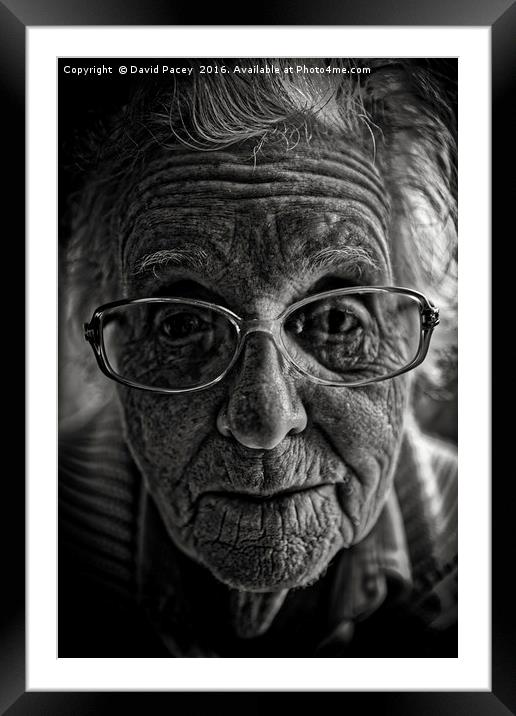 Age is just a number Framed Mounted Print by David Pacey