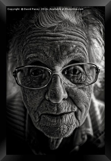 Age is just a number Framed Print by David Pacey