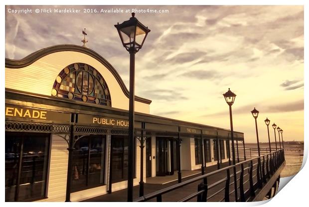 Cleethorpes Pier Print by Nick Wardekker