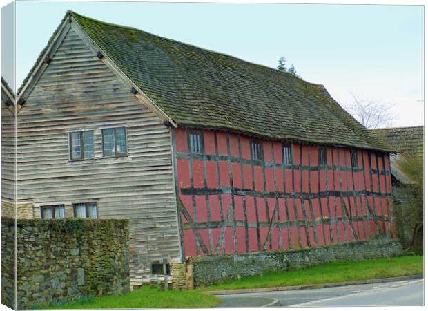 parliament barn,winforton herefordshire uk Canvas Print by paul ratcliffe