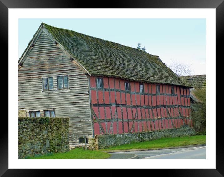 parliament barn,winforton herefordshire uk Framed Mounted Print by paul ratcliffe