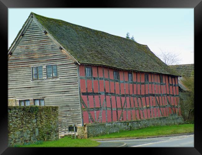 parliament barn,winforton herefordshire uk Framed Print by paul ratcliffe