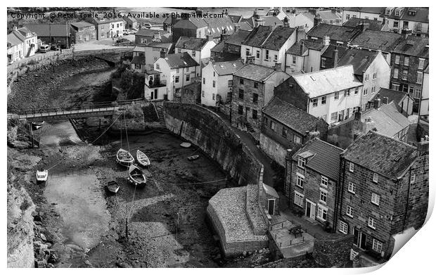 Staithes Print by Peter Towle