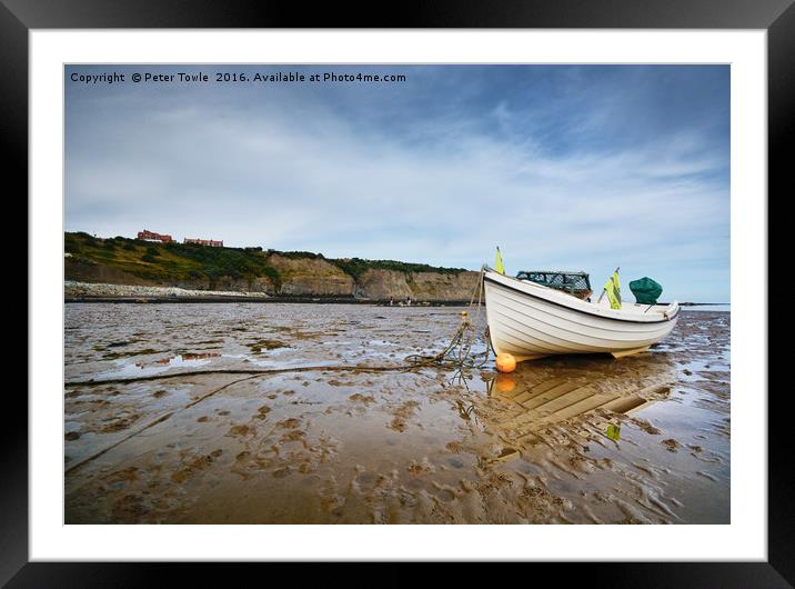 Robin Hood's Bay, Yorkshire, UK Framed Mounted Print by Peter Towle