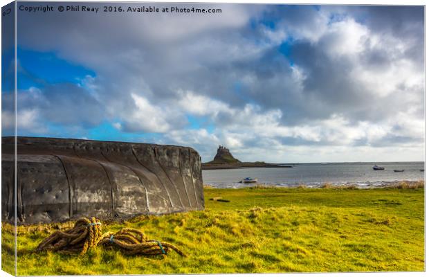 Lindisfarne Castle, Holy Island,Northumberland Canvas Print by Phil Reay