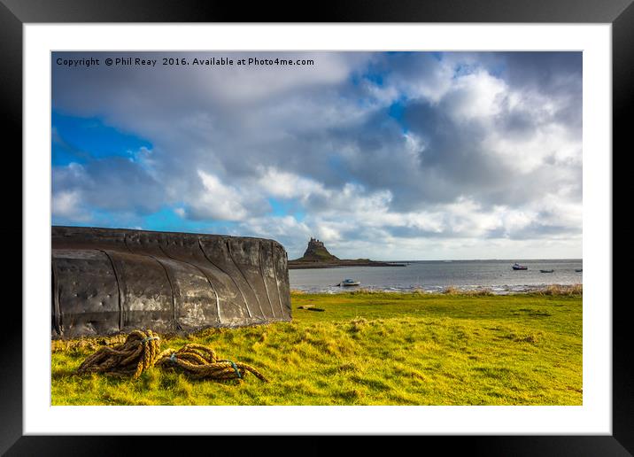 Lindisfarne Castle, Holy Island,Northumberland Framed Mounted Print by Phil Reay
