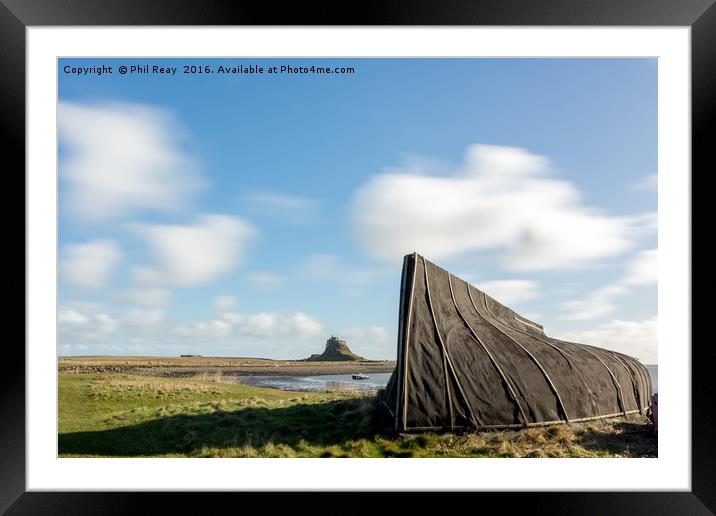 Lindisfarne Castle Framed Mounted Print by Phil Reay