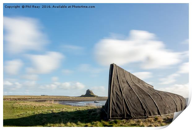 Lindisfarne Castle Print by Phil Reay