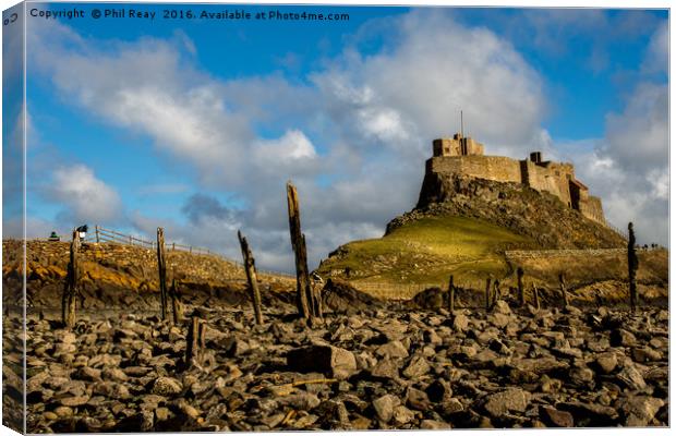 Lindisfarne Castle, Holy Island Canvas Print by Phil Reay