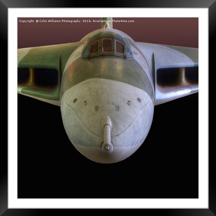 The Avro Vulcan Framed Mounted Print by Colin Williams Photography