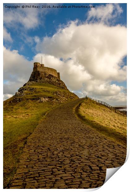 Lindisfarne Castle Print by Phil Reay