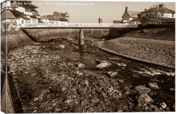 Lynmouth Canvas Print by Paul Cullen