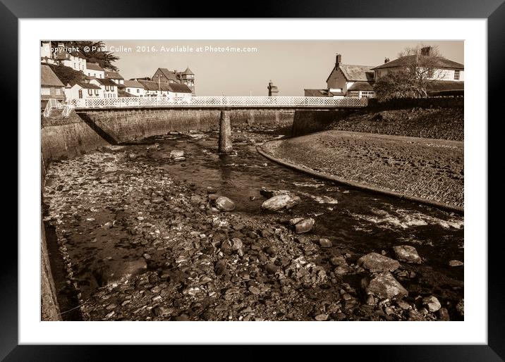 Lynmouth Framed Mounted Print by Paul Cullen
