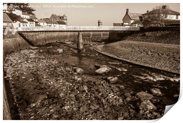 Lynmouth Print by Paul Cullen