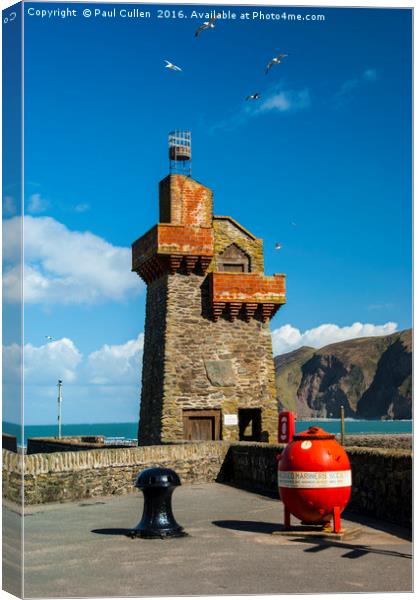 The Harbour Tower at Lynmouth Canvas Print by Paul Cullen