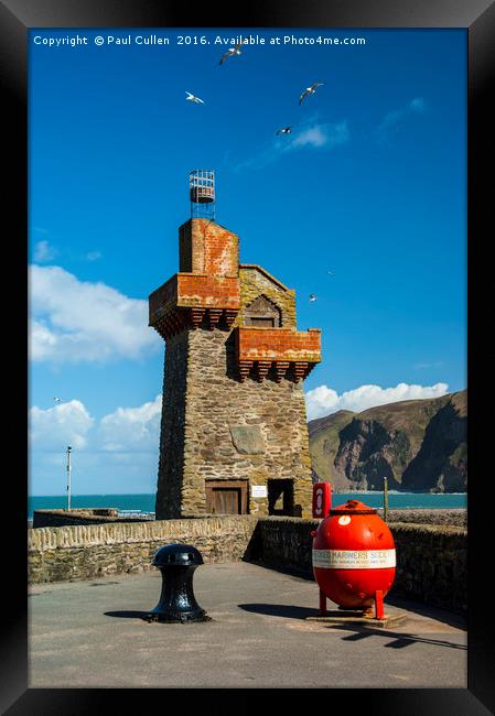 The Harbour Tower at Lynmouth Framed Print by Paul Cullen