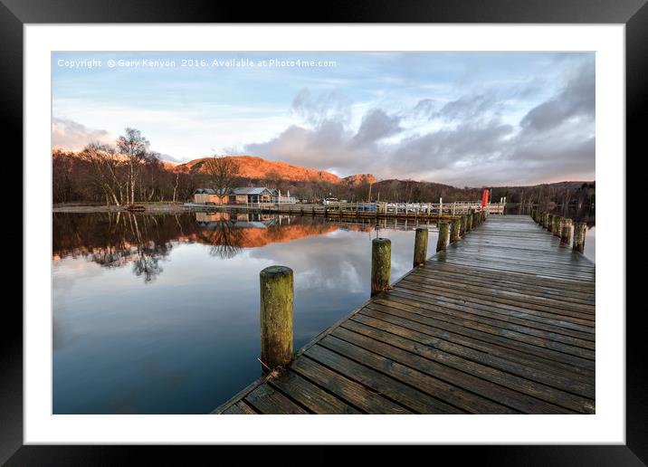 Early Morning At Coniston Framed Mounted Print by Gary Kenyon