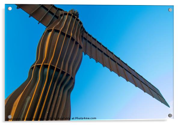 Angel of the North Acrylic by andrew blakey