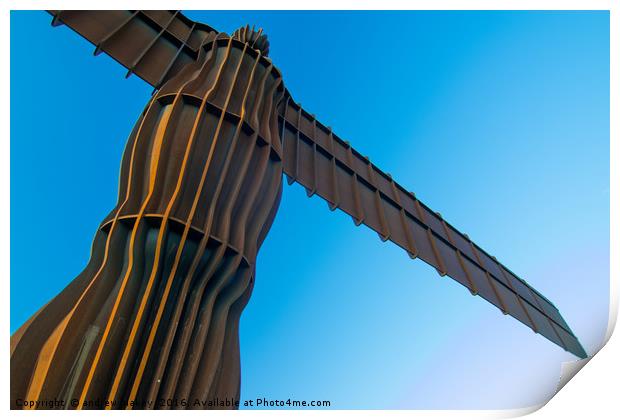 Angel of the North Print by andrew blakey