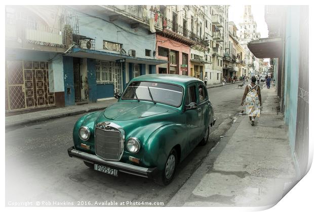 Havana Classic  Print by Rob Hawkins
