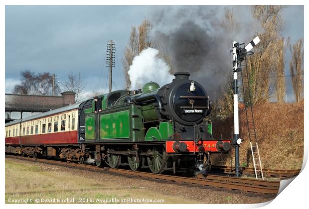 Departure From Loughborough Print by David Birchall