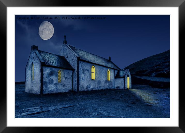 Old Highlands Church Framed Mounted Print by Keith Thorburn EFIAP/b
