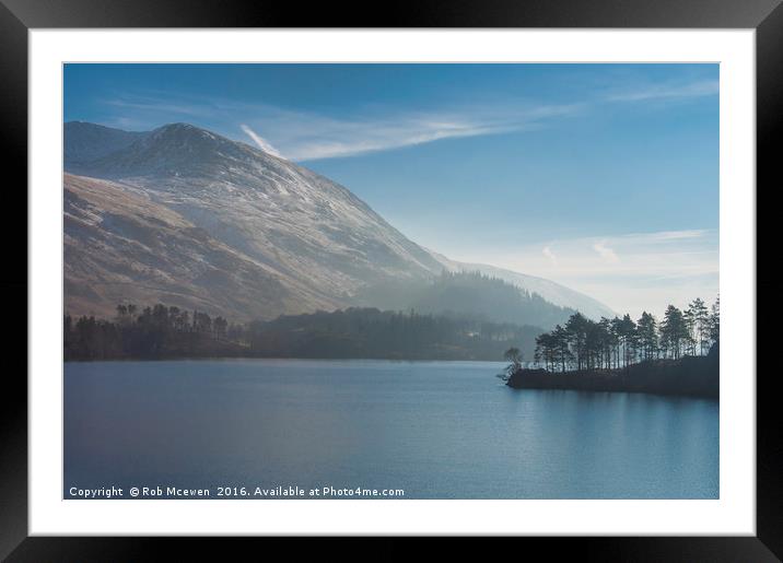 Thirlmere Reservoir Framed Mounted Print by Rob Mcewen