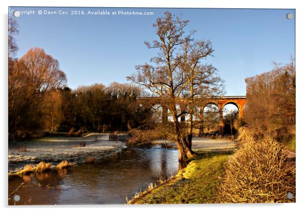 Eynsford Viaduct Acrylic by Dawn Cox